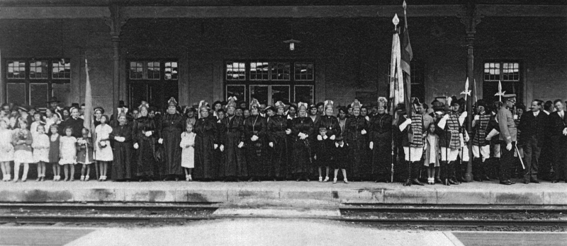 1916 Erzherzog Franz Ferdinand Ankunft am St. Veiter Westbahnhof