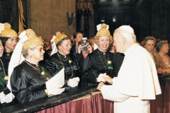 1990 im Mai bei Papst Johannes Paul